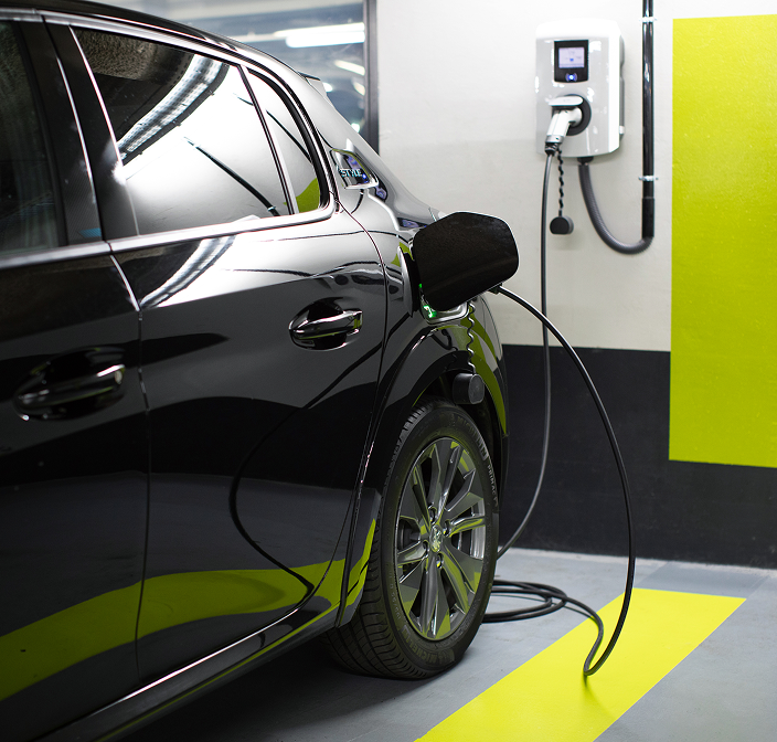 station recharge voiture parking